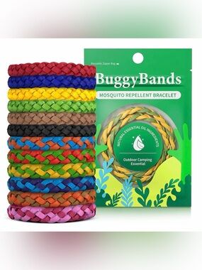 Mosquito repellent, bracelets. Multiple colors! Pack of 10.